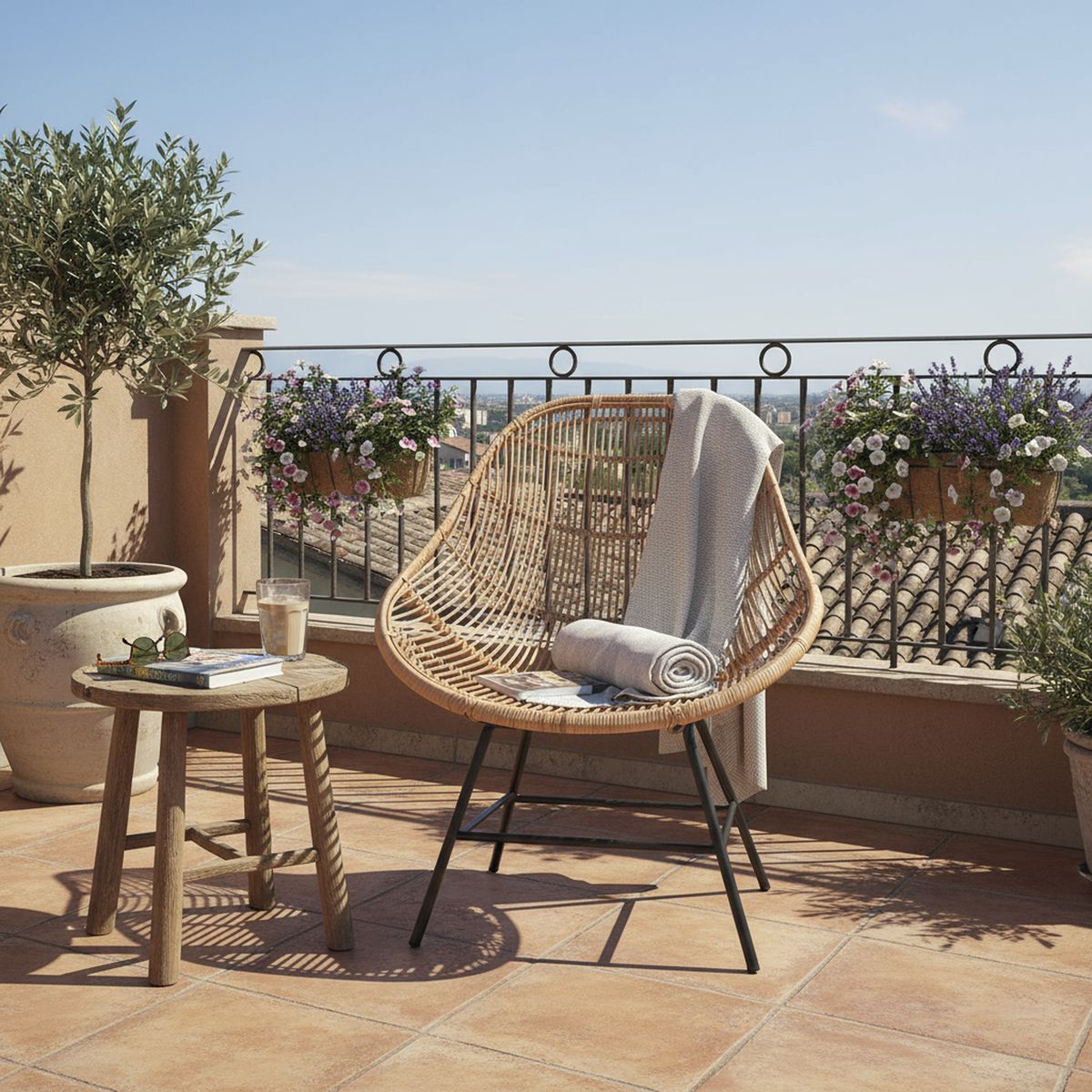 DECO MIMBRE - Sillón pera fibra natural Natural