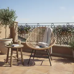 DECO MIMBRE - Sillón pera fibra natural Natural
