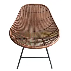 DECO MIMBRE - Sillón para Terraza  Chocolate 90x65x55 cm