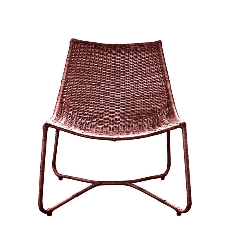 DECO MIMBRE - Sillón luisa chocolate Chocolate
