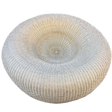 Silln huevo blanco fibra natural