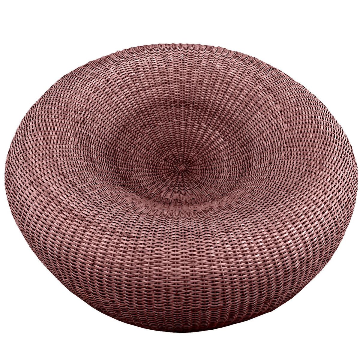 DECO MIMBRE - Sillón huevo chocolate