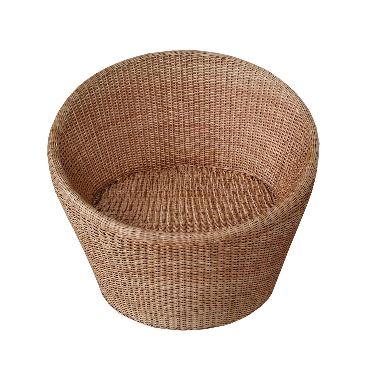 DECO MIMBRE - Sillón mao natural 80x80x70 cm