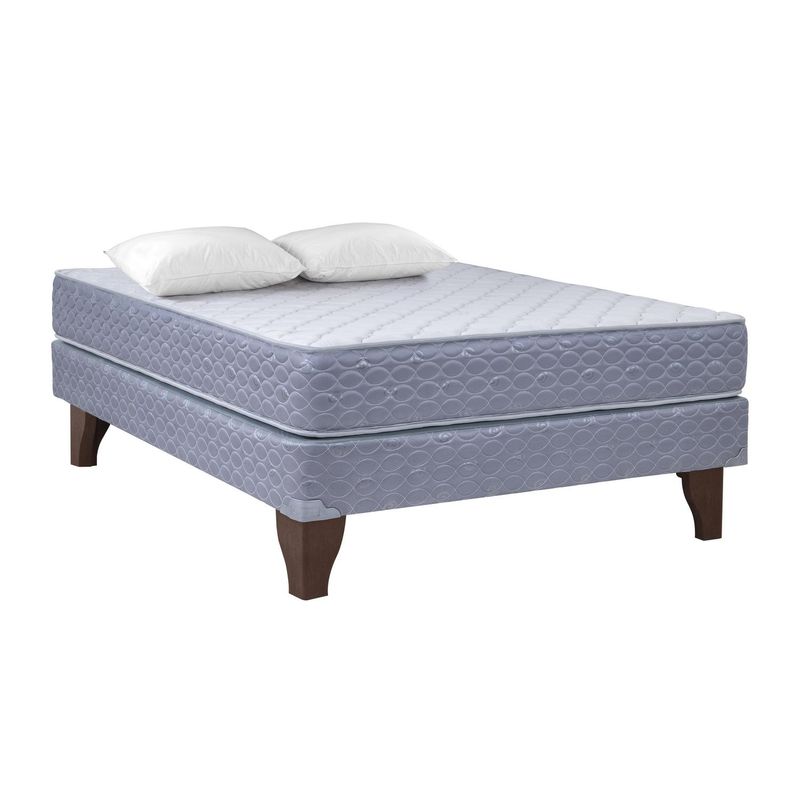 CELTA - Cama 2 Plazas Europea Apolo Gris Oscuro