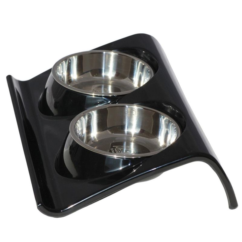 INNOVATE K - Plato melamina z doble talla s negro