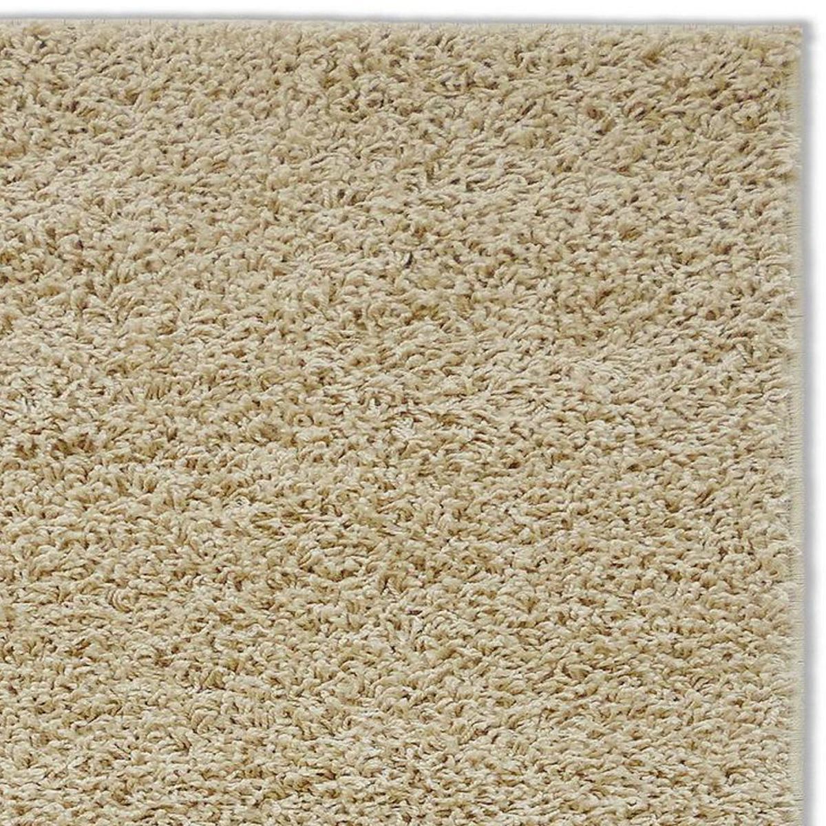 IDETEX - Alfombra Shaggy Lisa 66x110 cm Polipropileno Beige