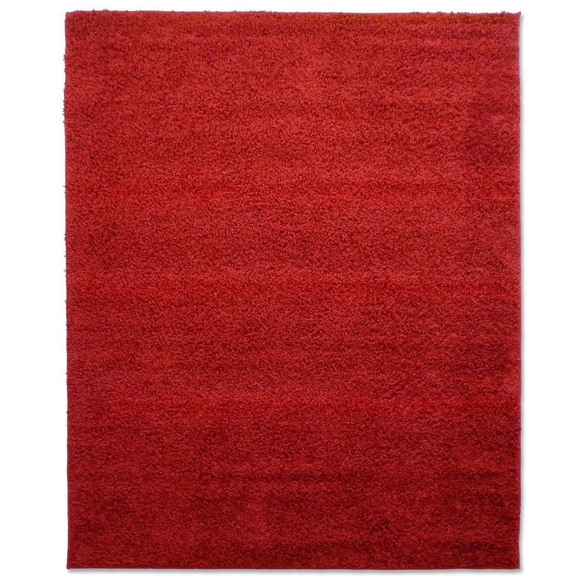 IDETEX - Alfombra Shaggy Lisa 150x200 cm Polipropileno Rojo