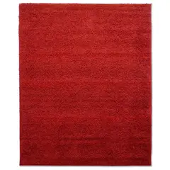 IDETEX - Alfombra Shaggy Lisa 150x200 cm Rojo