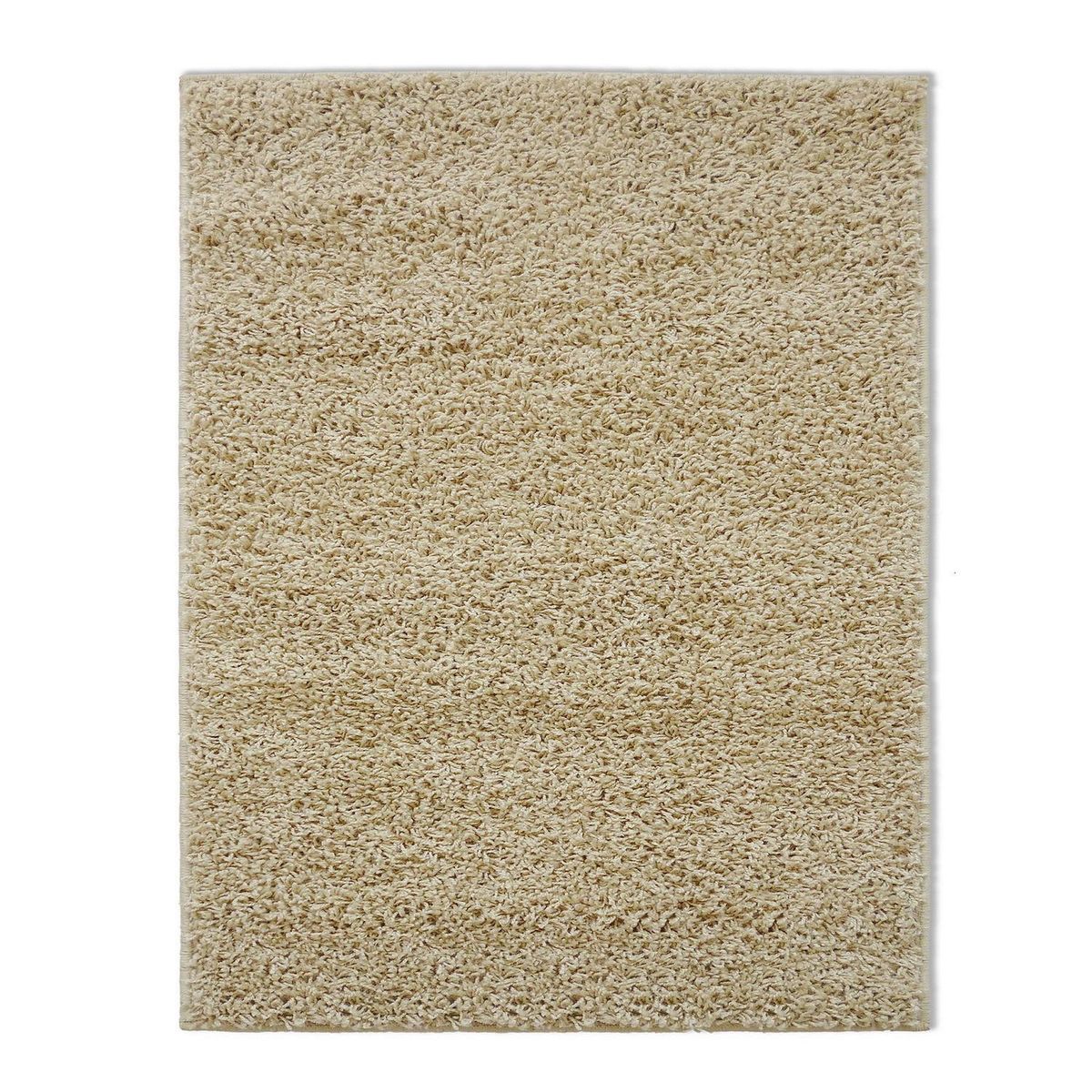 IDETEX - Alfombra Shaggy Lisa 150x200 cm Polipropileno Beige
