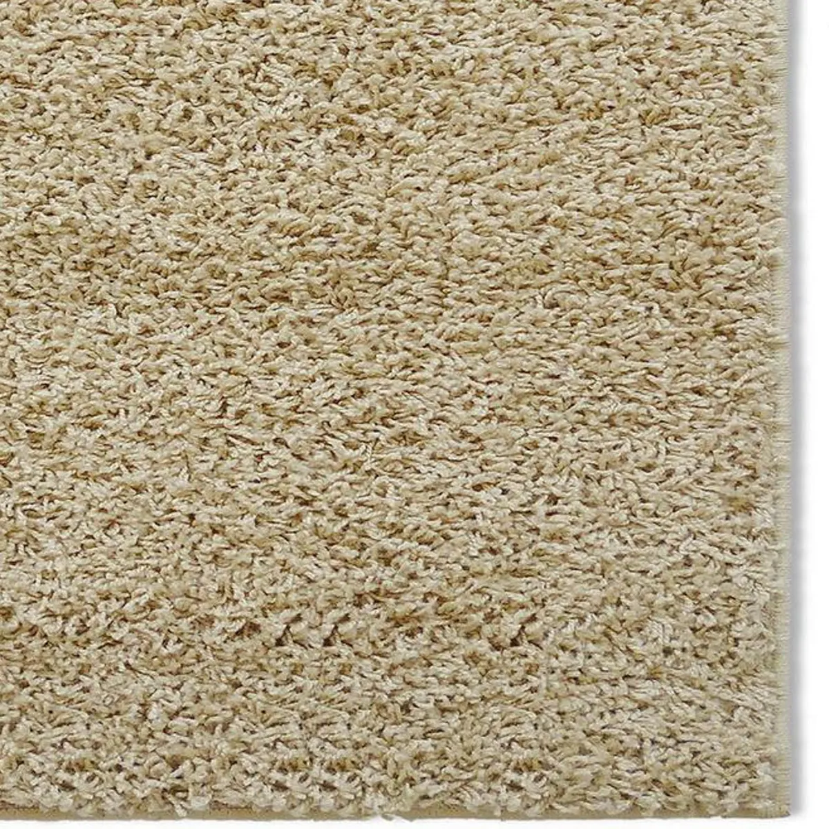 IDETEX - Alfombra Shaggy Lisa 150x200 cm Polipropileno Beige