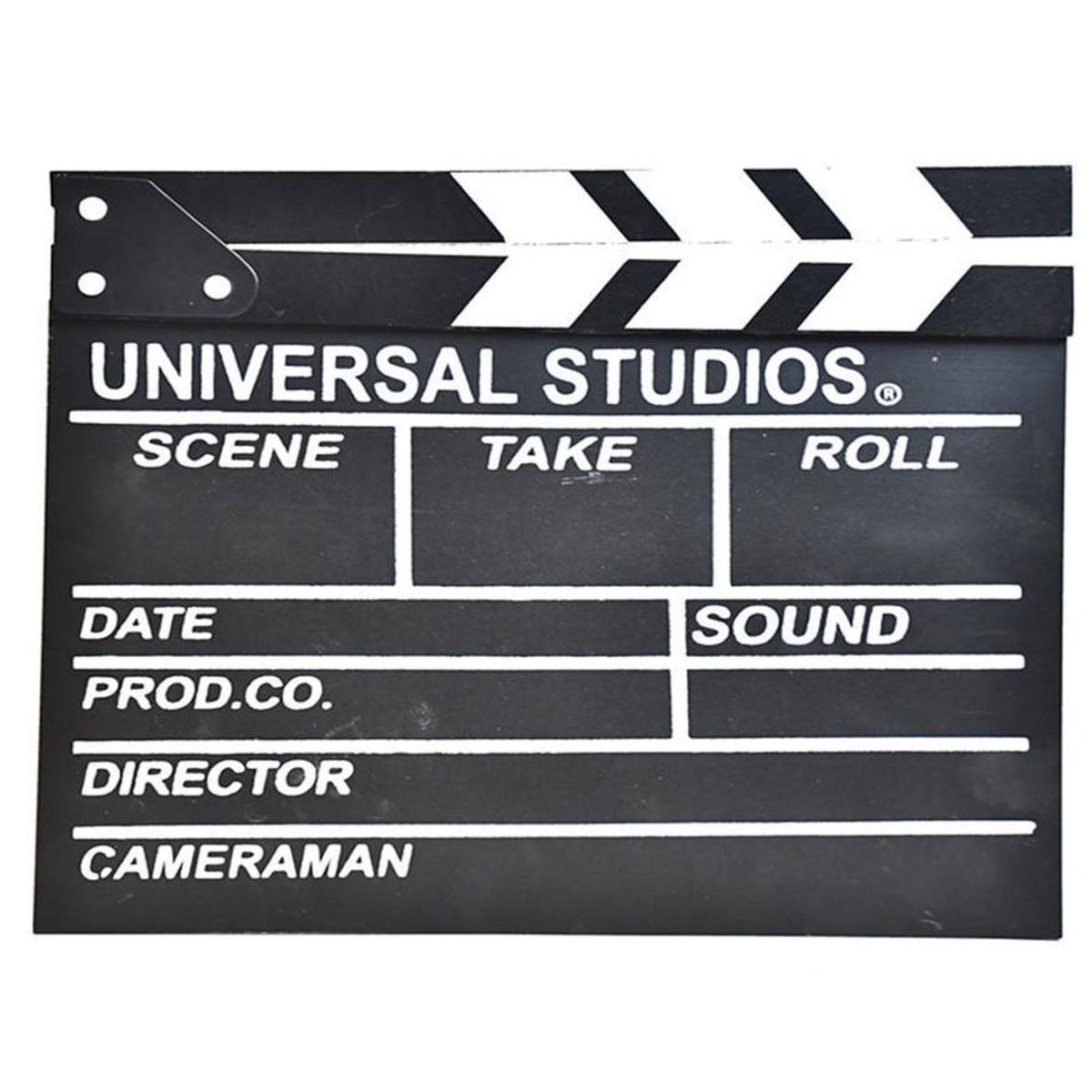 VGO - Pack 2 Claquetas de cine 26,5x30 cm madera