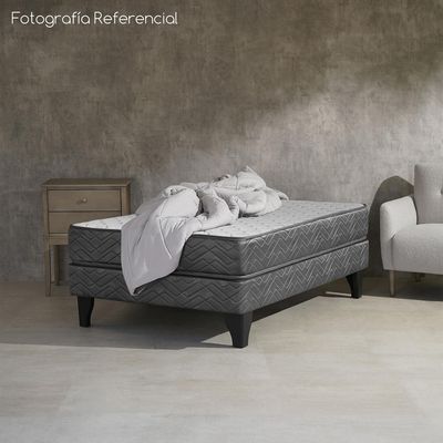 Imagen 2 del producto Cama 1.5 plazas Europea Gris Oscuro