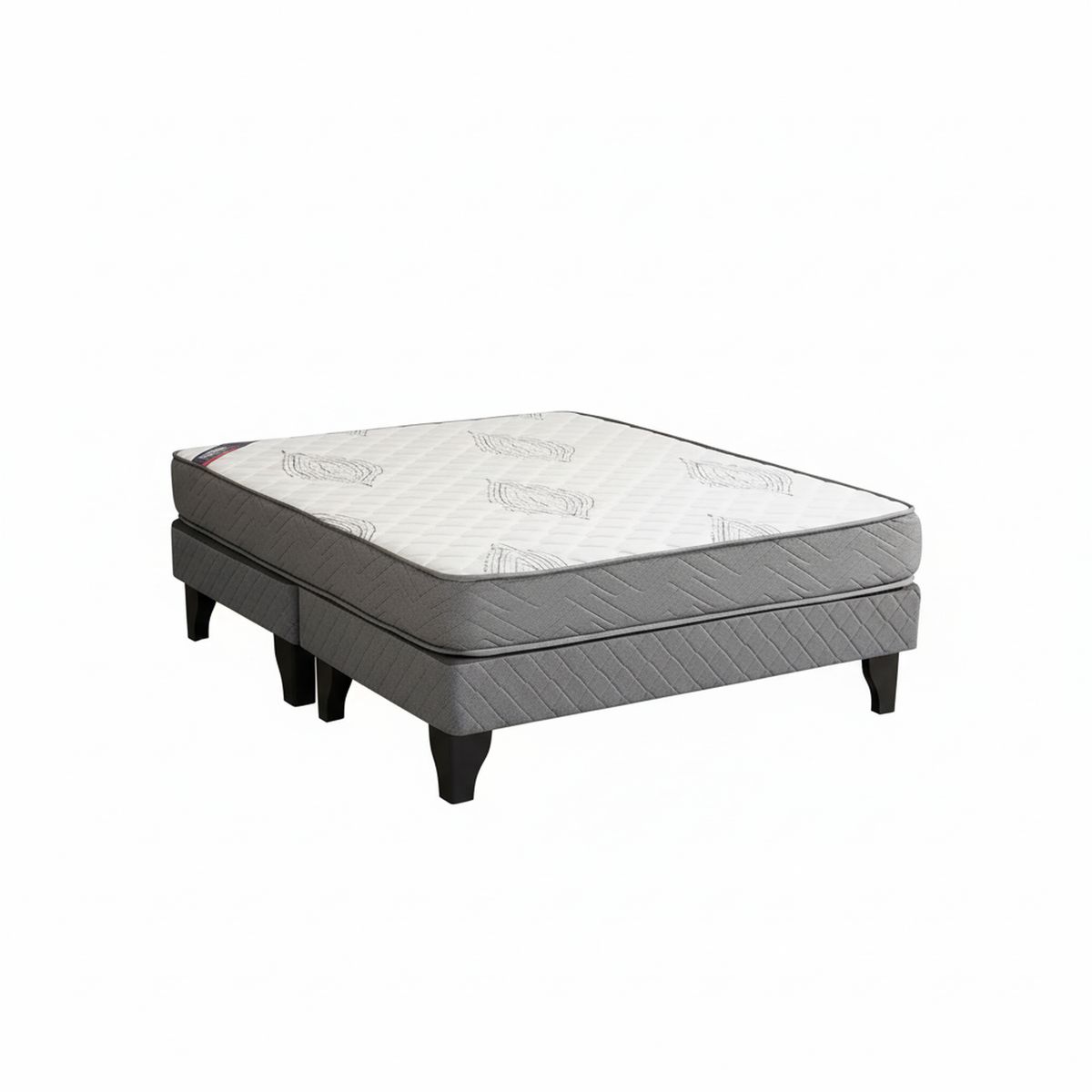 CELTA - Cama 2 plazas Europea Danubio Gris