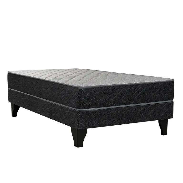 Cama 1 plaza Europea Apolo Gris