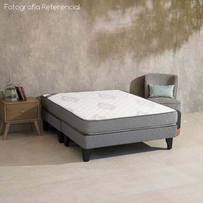 Imagen 2 del producto Cama 2 plazas Europea Danubio Gris