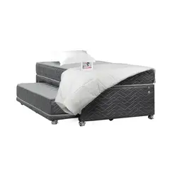 CELTA - Cama Nido 1.5 plazas Gris Oscuro