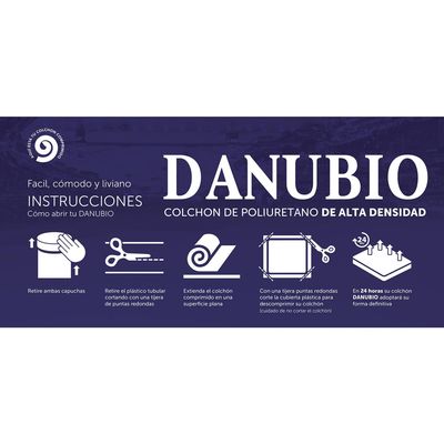 Imagen 2 del producto Colchón danubio 2 plazas