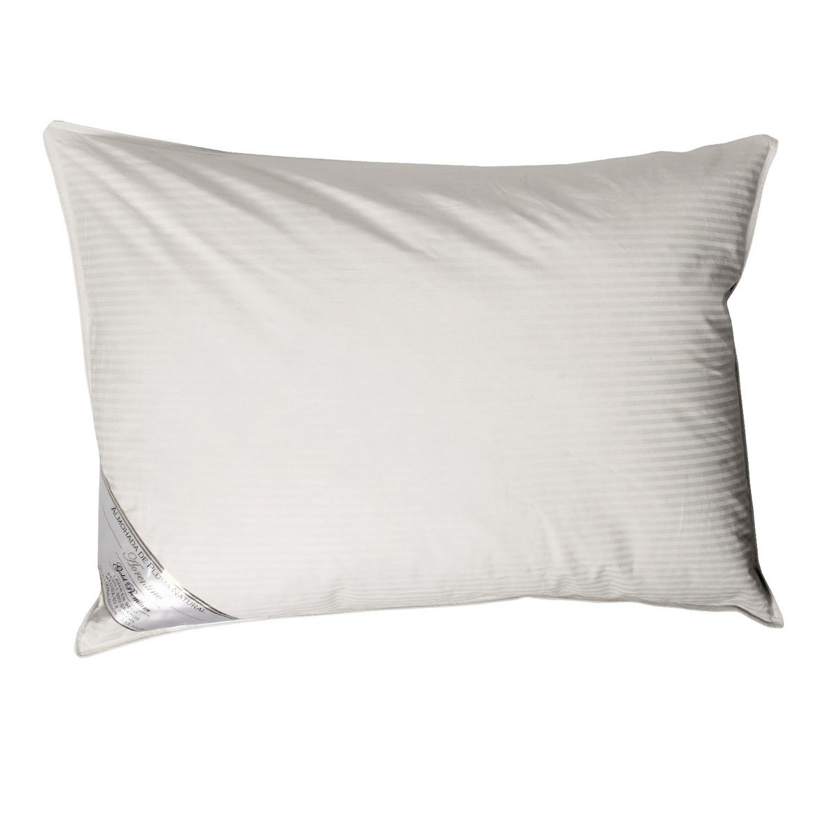 MASEL - Almohada de Plumas para Dormir 50x90 cm