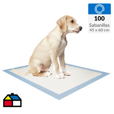 100sabanillas de Entrenamiento mascotas 45x60cm