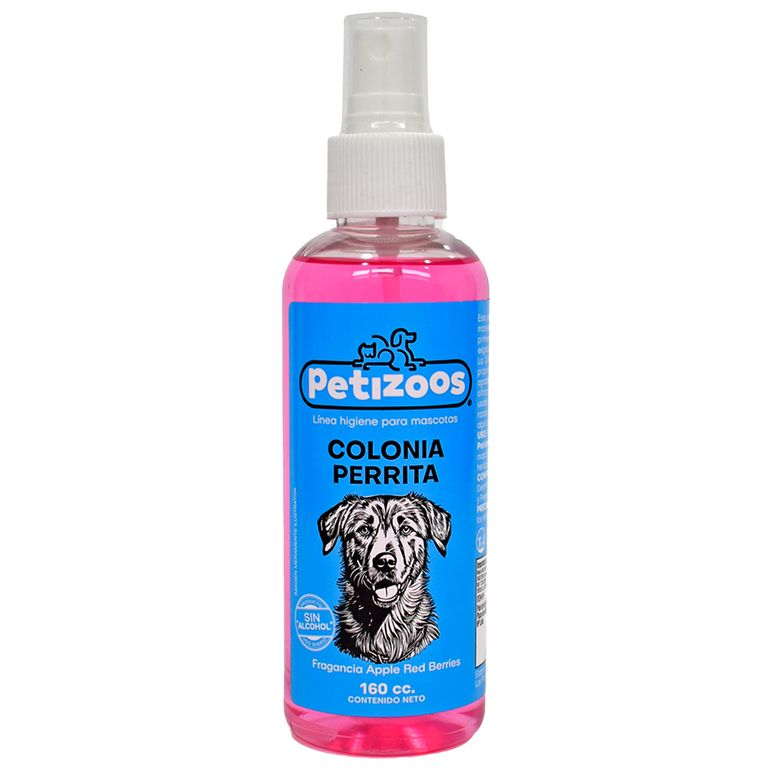 Colonia Para Perrita Sin Alcohol Aroma Manzana Y Frutos Rojos
