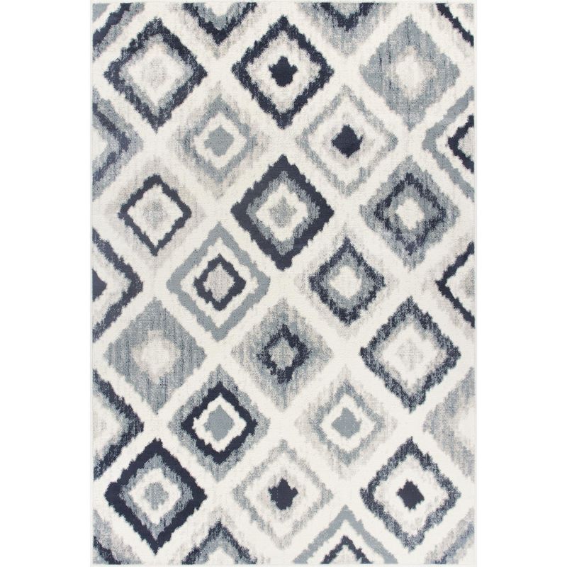 IDETEX - Alfombra Satchi Retro 160x235 cm Azul