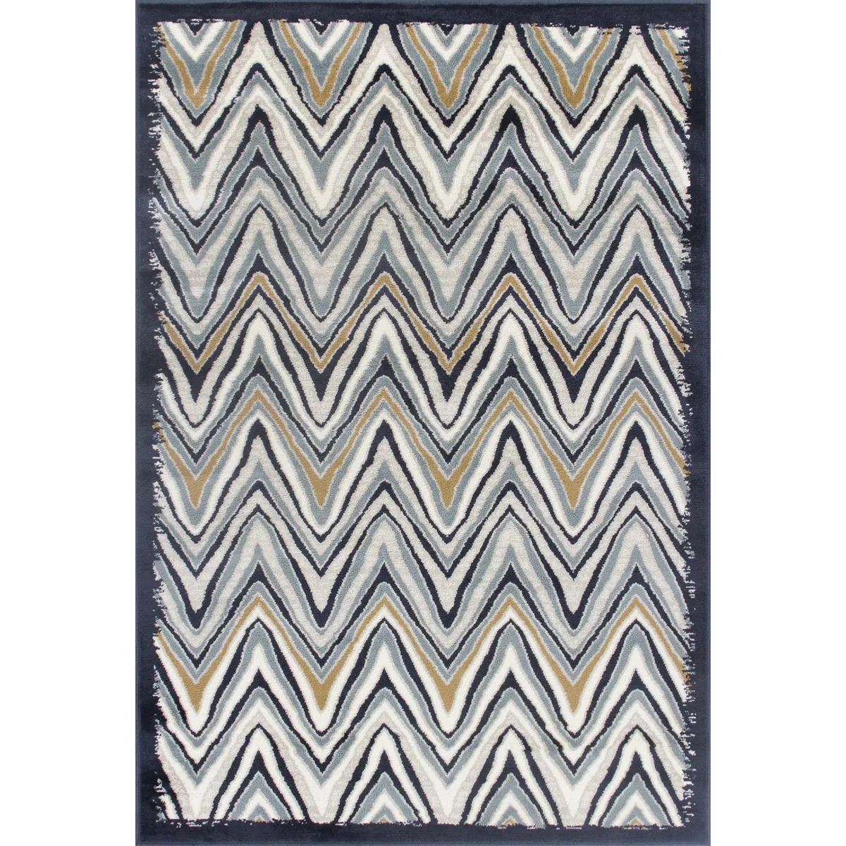 IDETEX - Alfombra Grande Satchi 200x285 cm Polipropileno Azul