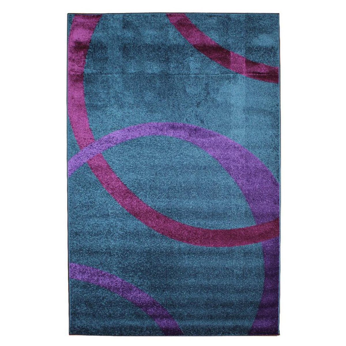 IDETEX - Alfombra Ondas 150x200 cm Polipropileno Azul