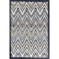 Alfombra Satchi 160x235 cm Polipropileno Azul