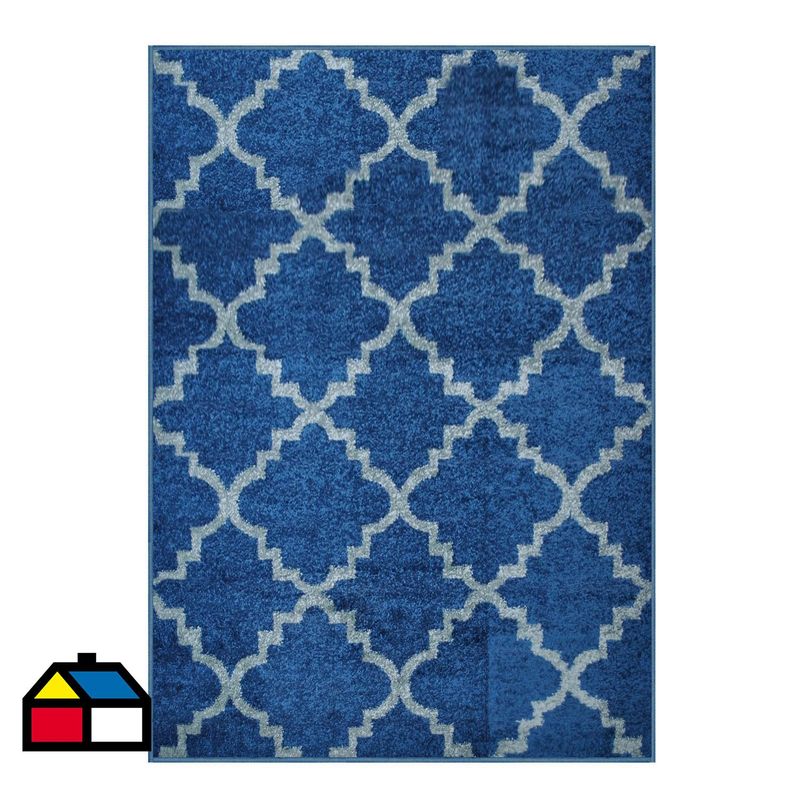 IDETEX - Bajada de Cama Royal 50x100 cm Azul
