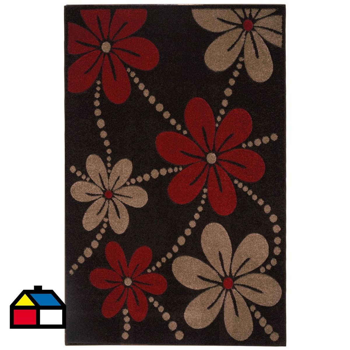 IDETEX - Alfombra Carved 170x230 cm Polipropileno Café