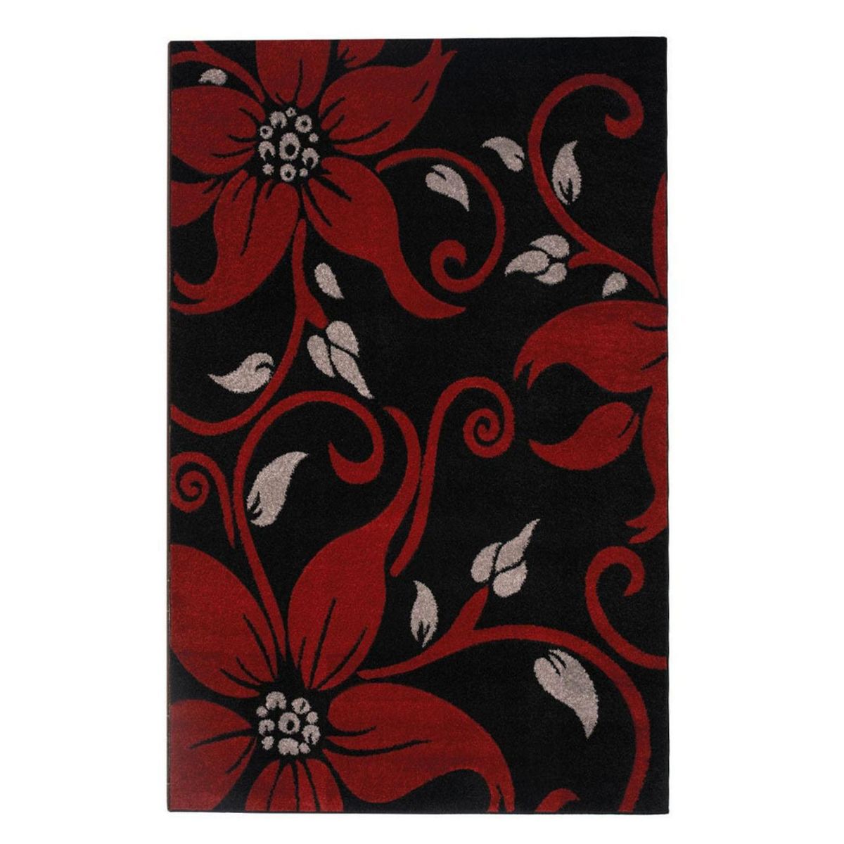 IDETEX - Alfombra Carved 170x230 cm Polipropileno Negro