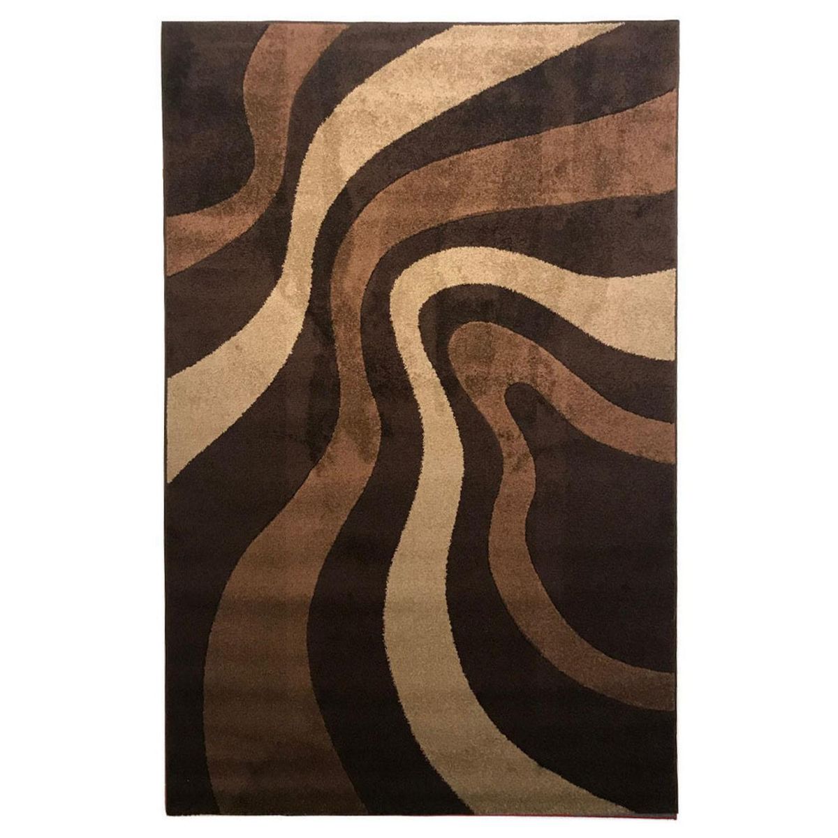 IDETEX - Alfombra Carved 170x230 cm Polipropileno Café
