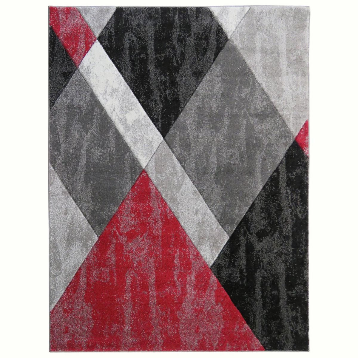 IDETEX - Alfombra Carved 150x200 cm Polipropileno Rojo