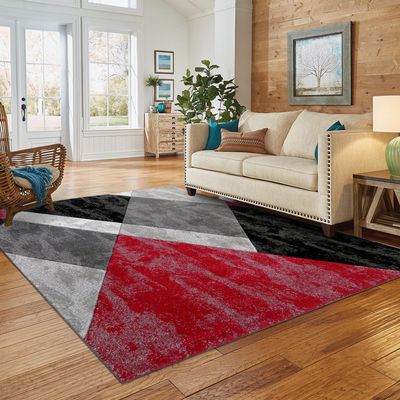 Imagen 2 del producto Alfombra Carved 150x200 cm Polipropileno Rojo