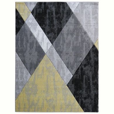 Alfombra Carved 150x200 cm Amarillo