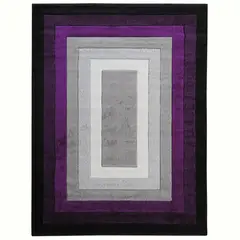 IDETEX - Alfombra Carved 150x200 cm Morado