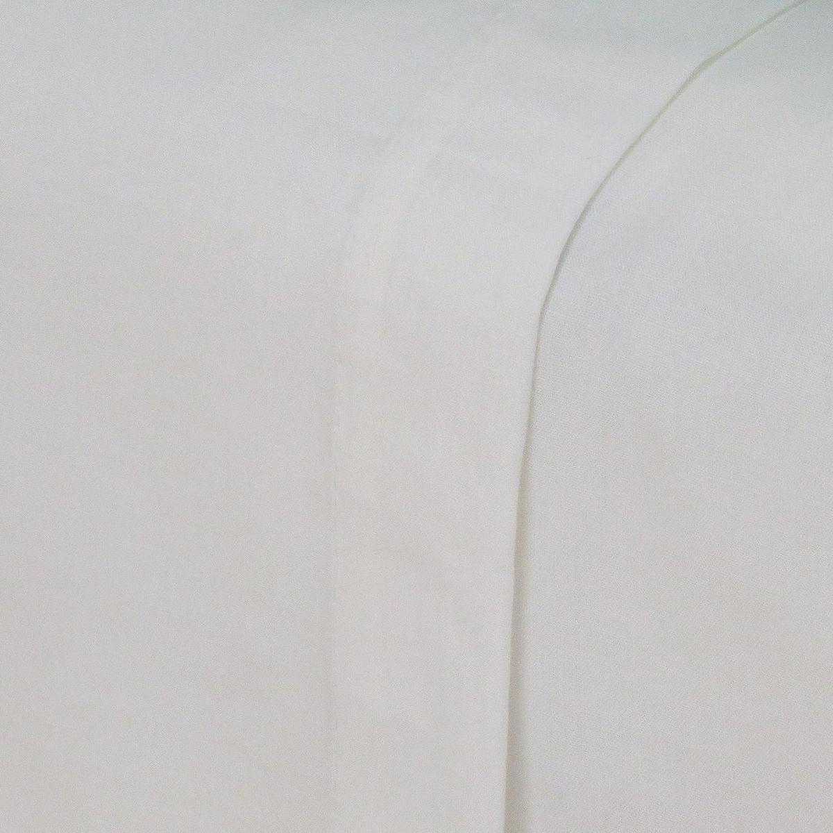 ILLUSIONS - Juego de Sábanas 2 plazas 144 Hilos Blanco