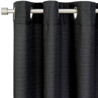 Set Cortinas Mónaco Tela 140x220 cm Negro