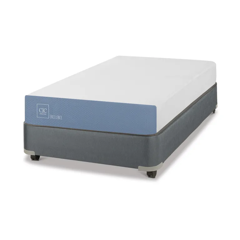 CIC Cama 1.5 plazas Americana Excellence Gris