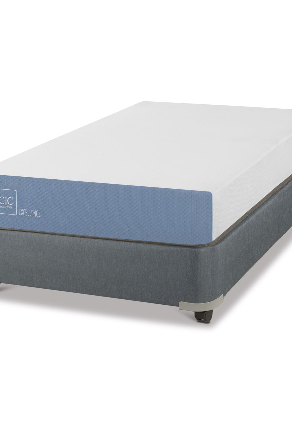 CIC - Cama 1.5 Plazas Americana Excellence Gris