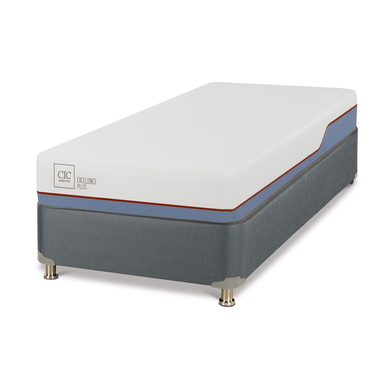 CIC Cama 1 plaza Americana Excellence Plus Gris