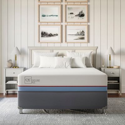 Imagen 2 del producto Cama 2 plazas Americana Excellence Plus Base Normal Gris