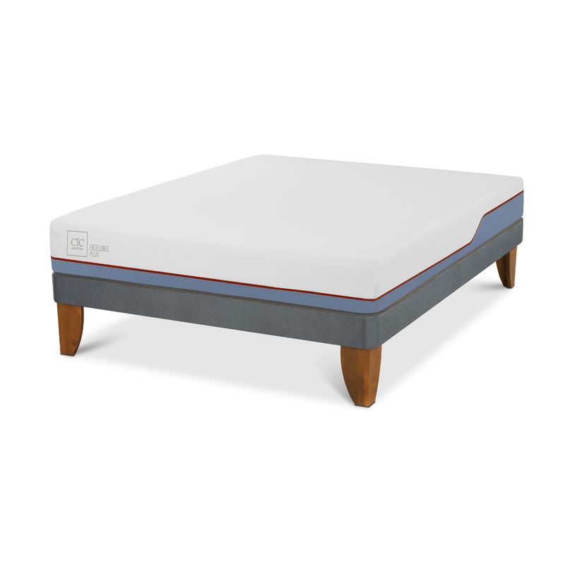 CIC - Cama 2 Plazas Europea Excellence Plus Blanco