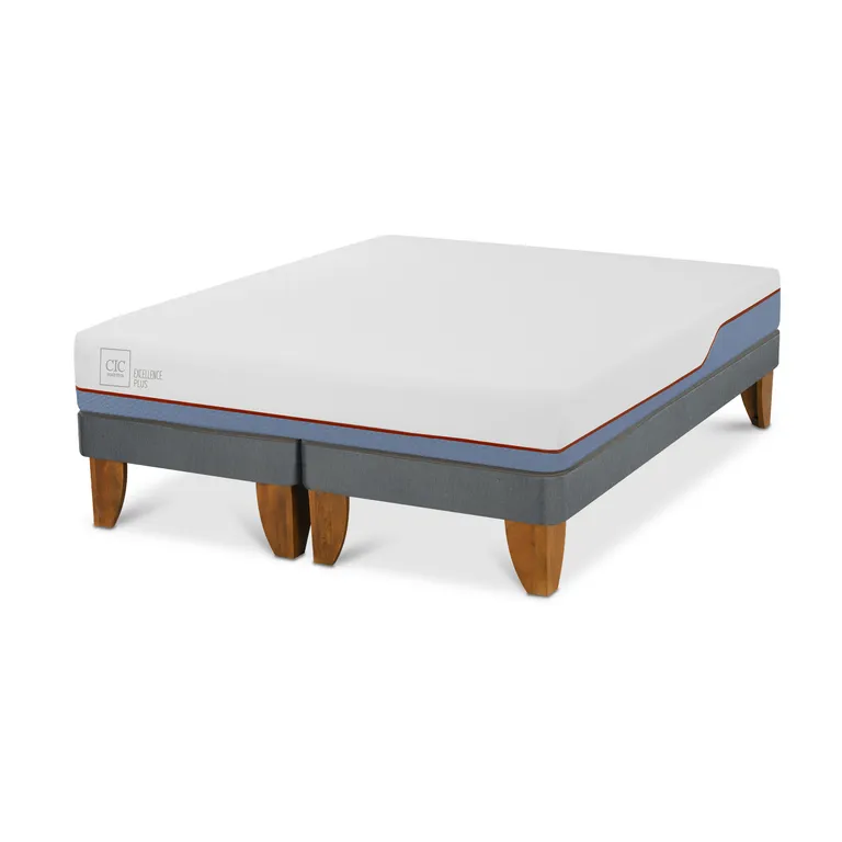 Cama 2 plazas Europea Excellence Plus Gris