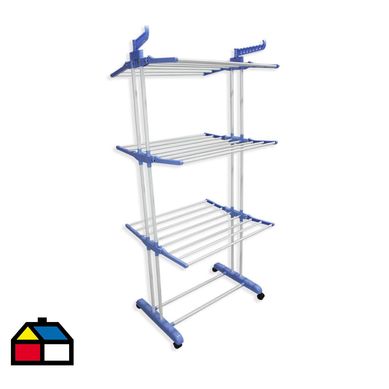 Tendedero de ropa plegable 3 niveles