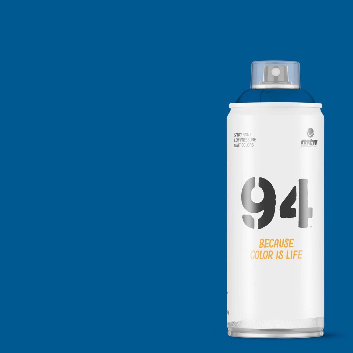 MONTANA COLORS - Pintura en Spray Mate Azul Eléctrico 400ml