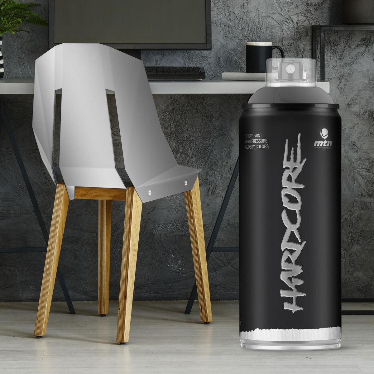 MONTANA COLORS - Pintura en Spray Brillante Plata 400ml