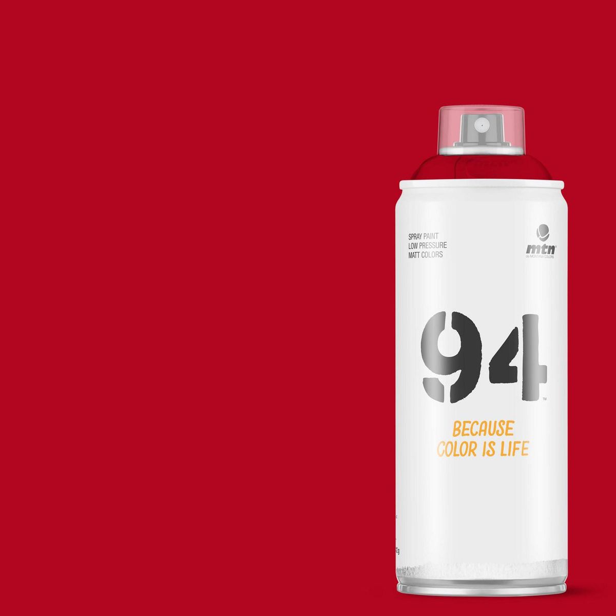 MONTANA COLORS - Pintura en Spray Mate Rojo Vivo 400ml