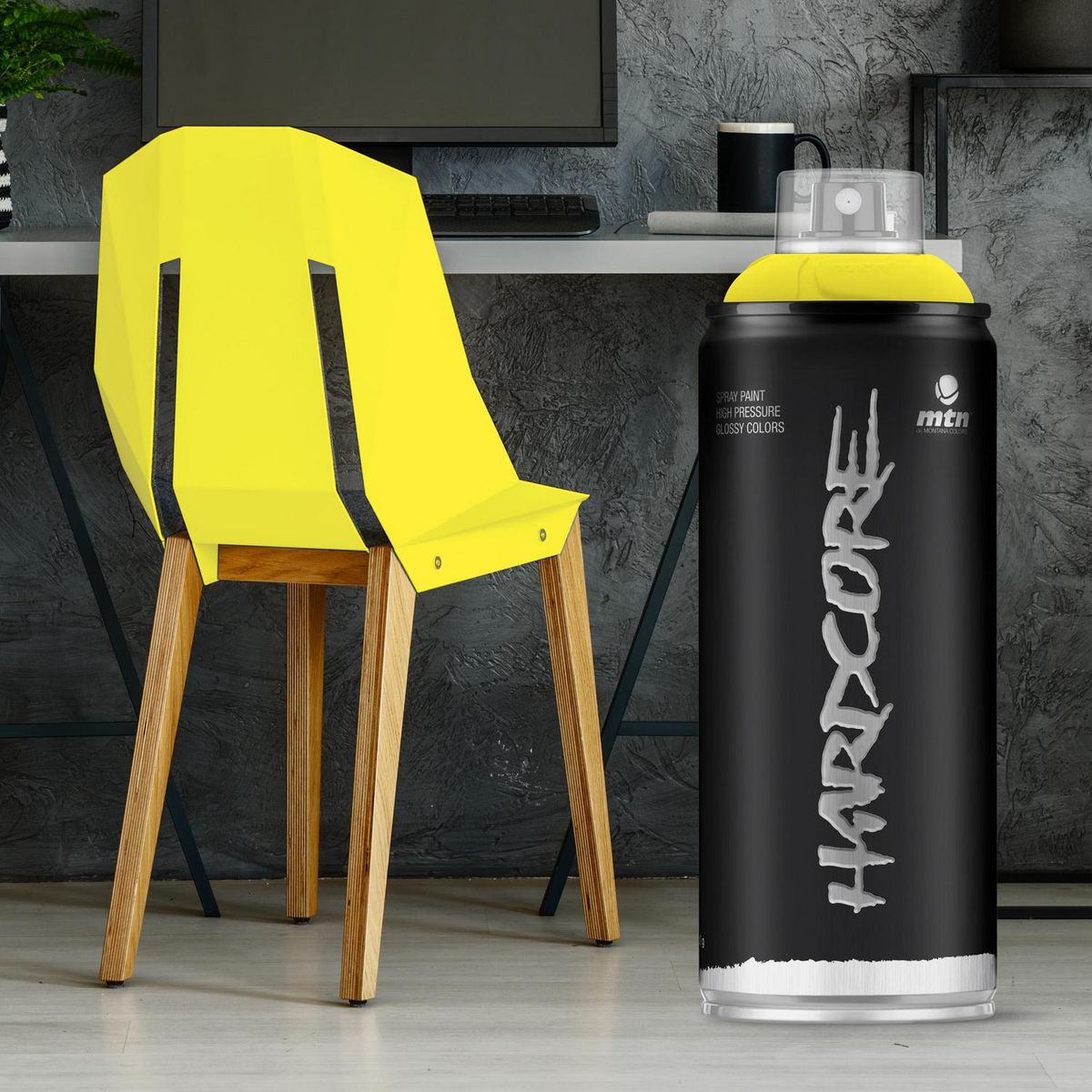 MONTANA COLORS - Pintura en Spray Amarillo Fiesta 400ml