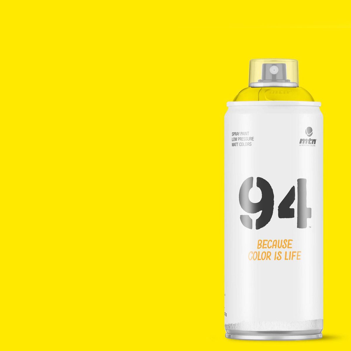 MONTANA COLORS - Pintura en Spray Mate Amarillo Claro 400ml